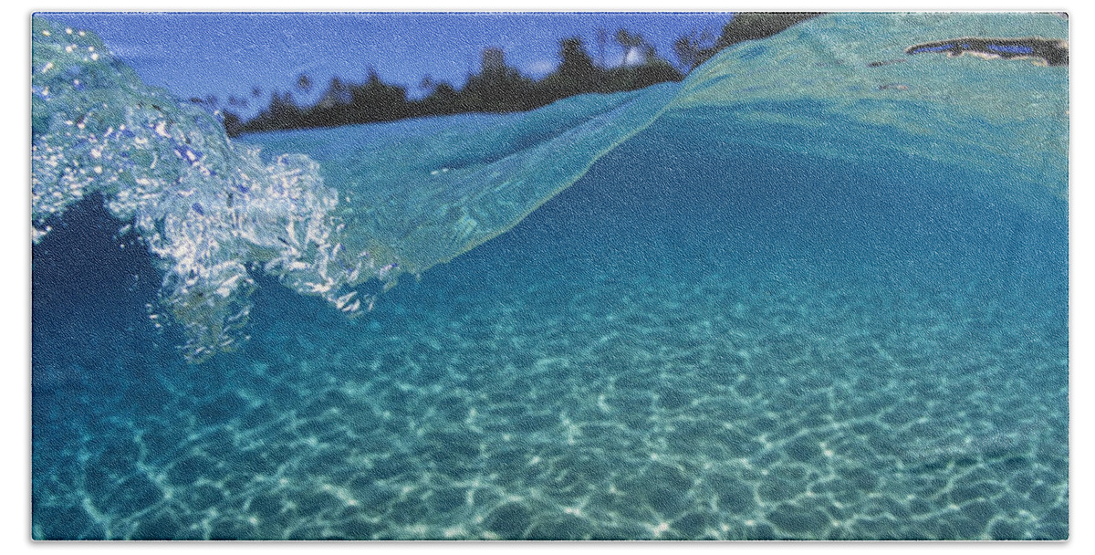 Sea Hand Towel featuring the photograph Liquid energy by Sean Davey