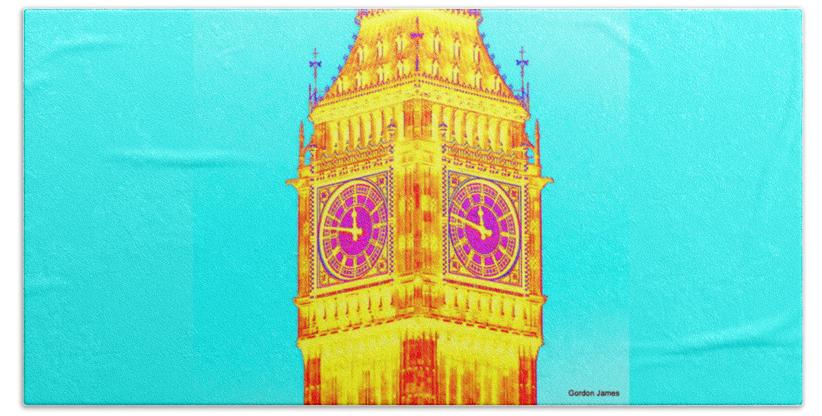 Landscape Hand Towel featuring the photograph London Icon 3 by Gordon James