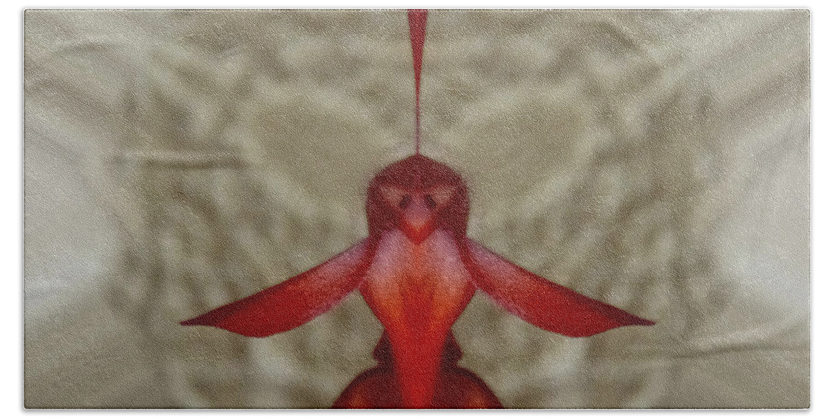 Abstract Bath Towel featuring the photograph Love Bird by Pete Trenholm