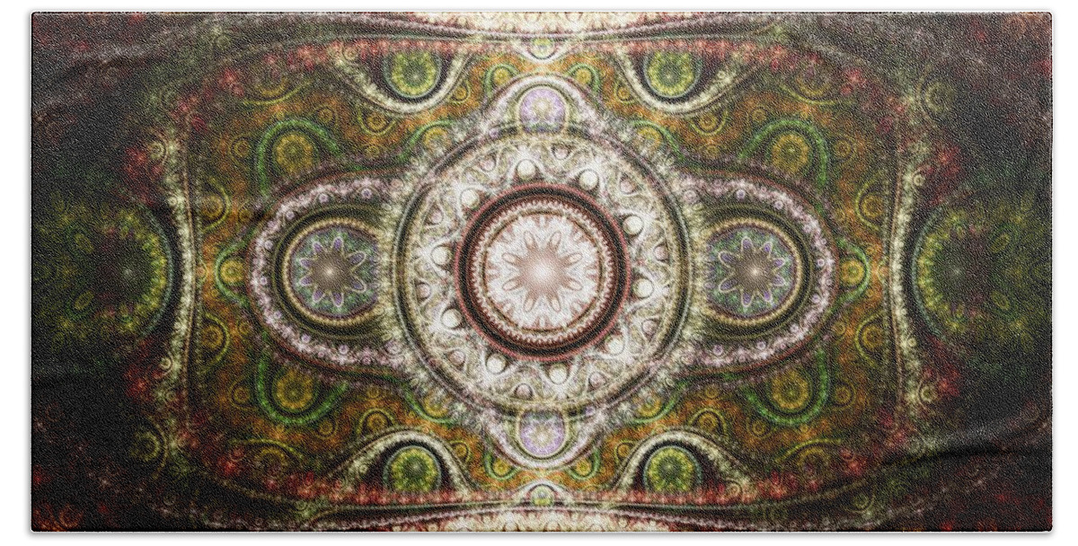 Malakhova Bath Towel featuring the digital art Magic Carpet by Anastasiya Malakhova