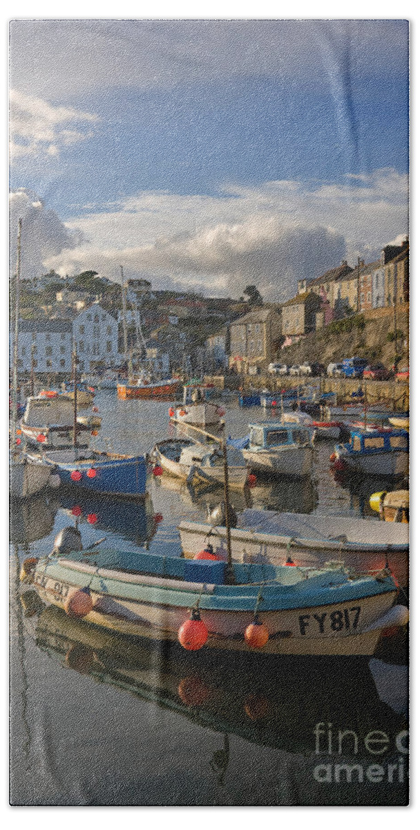 Travel Bath Towel featuring the photograph Mevagissey by Louise Heusinkveld