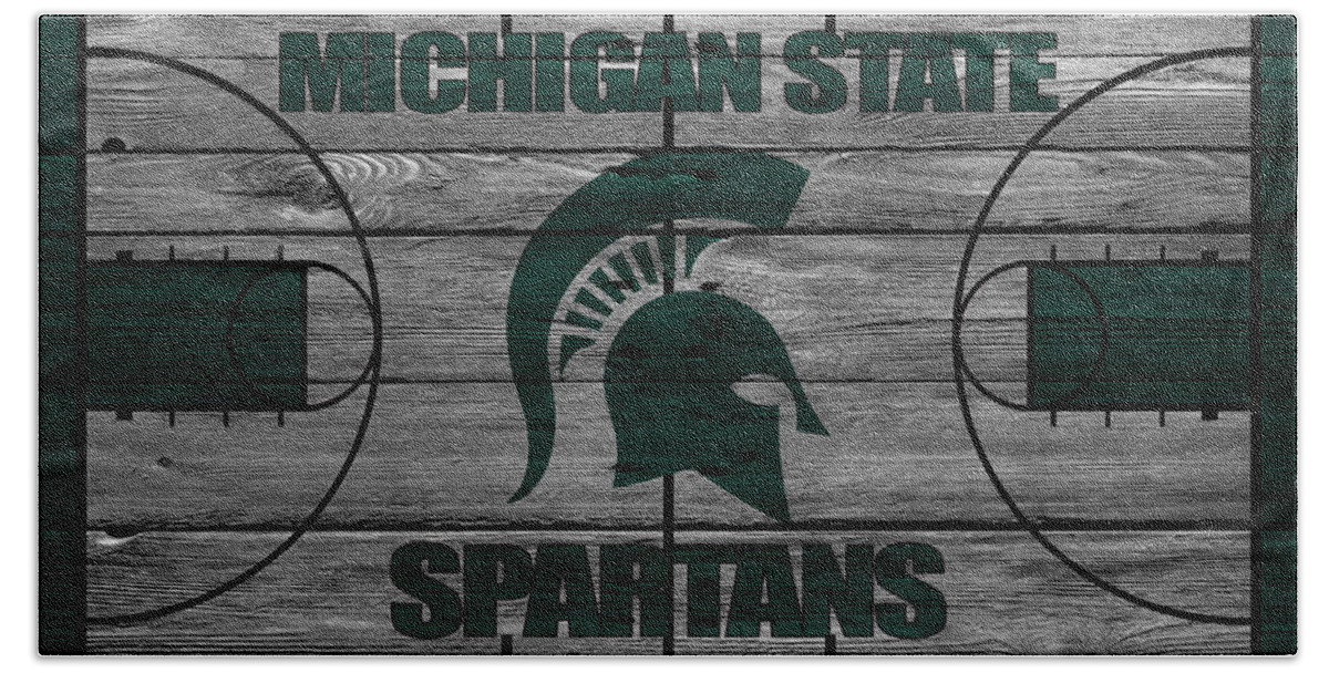Spartans Bath Sheet featuring the photograph Michigan State Spartans by Joe Hamilton