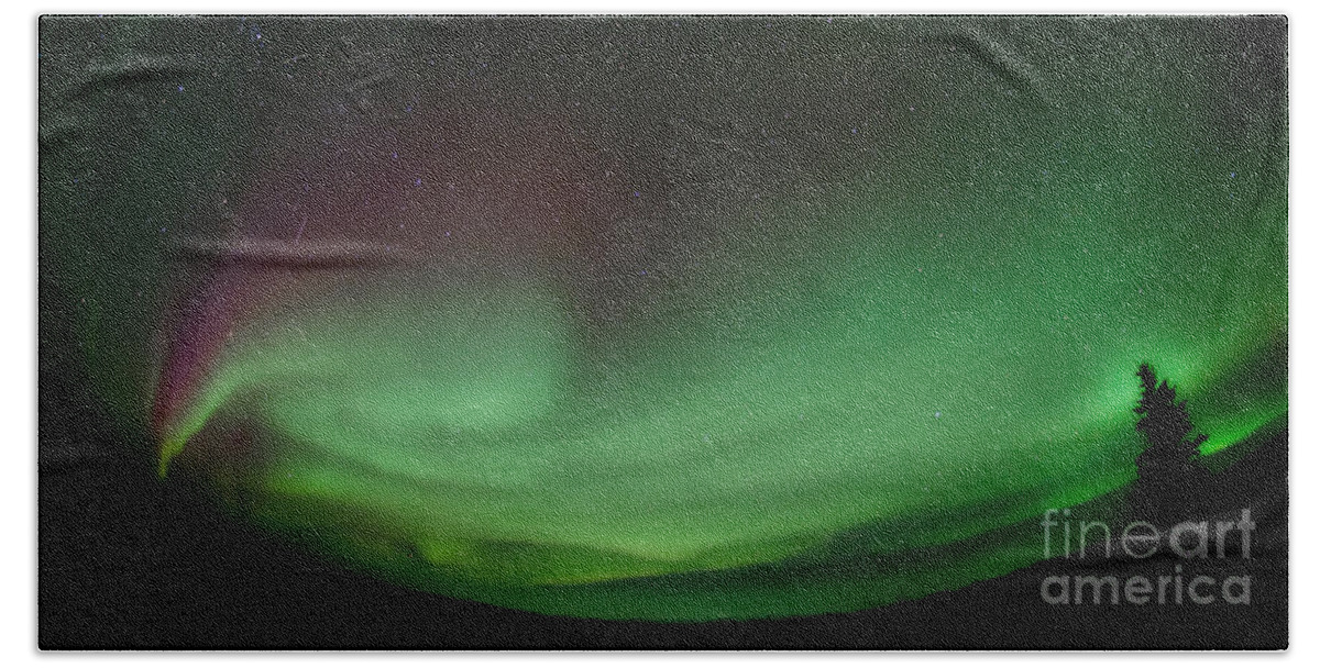 Phenomen Bath Towel featuring the photograph Midnight Dome by Priska Wettstein