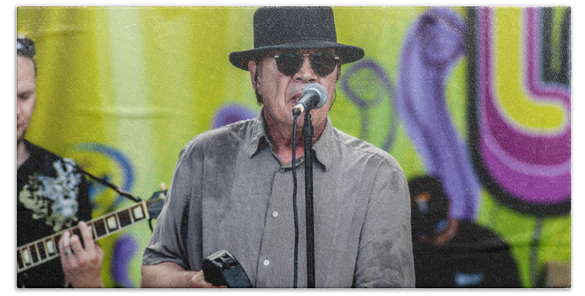 Mitch Ryder Hand Towel featuring the photograph Mitch Ryder by Kevin Cable