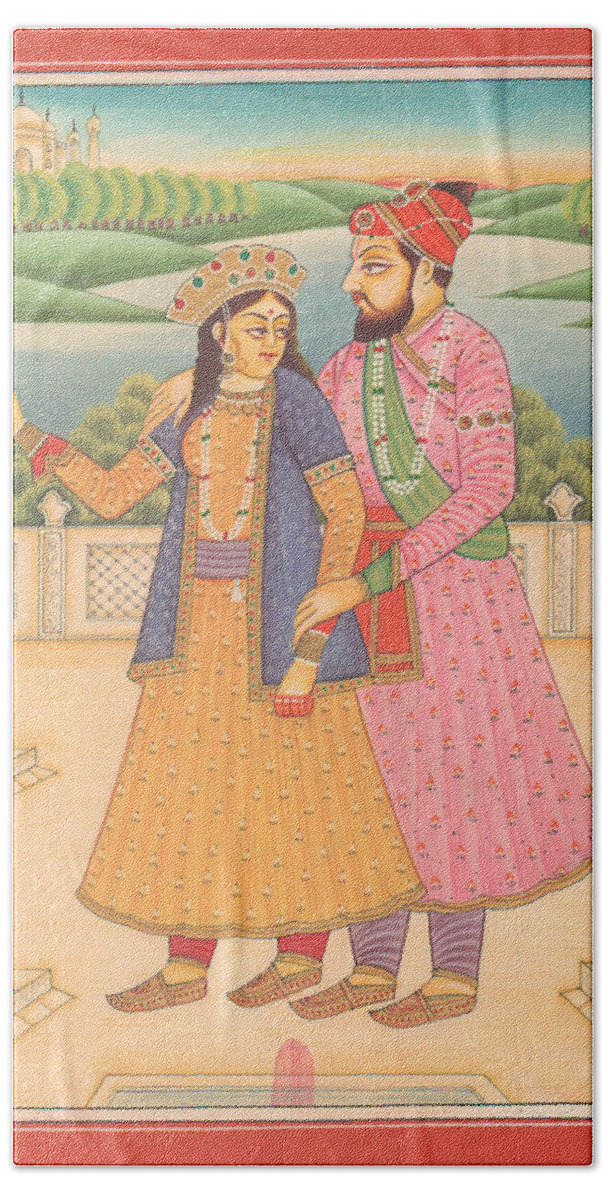 PAINTINGS SHAH JAHAN MUGHAL EMPEROR INDIA Painting Portrait Canvas art Prints 