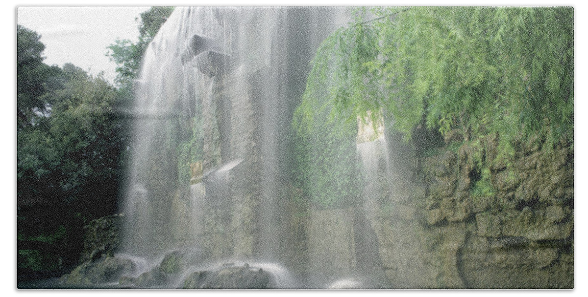 Europe Bath Towel featuring the photograph Mystic Falls by Matt Swinden