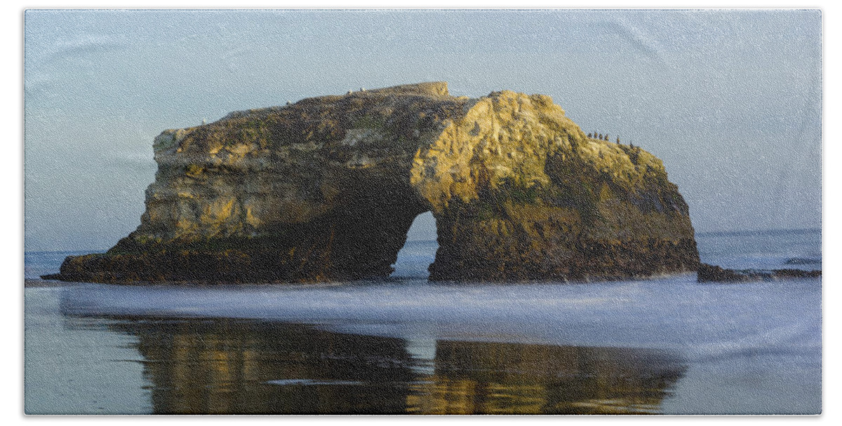 Natural Bath Towel featuring the photograph Natural Bridges by Weir Here And There