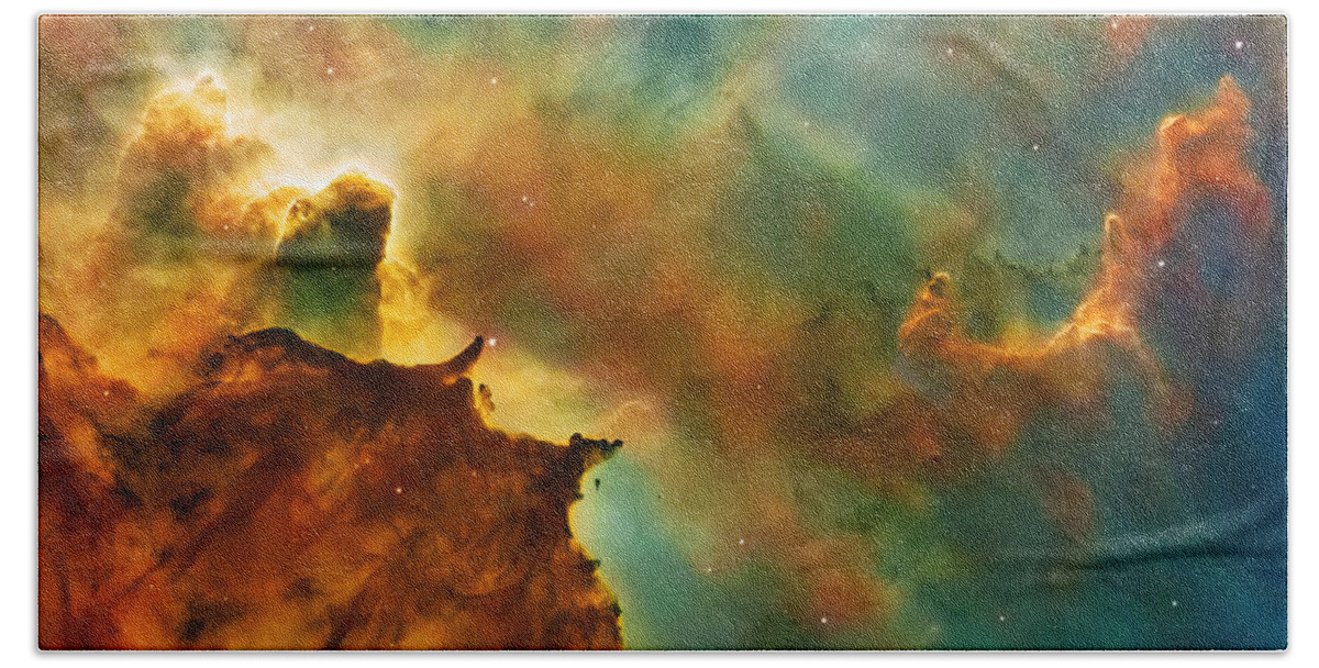 Nasa Images Hand Towel featuring the photograph Nebula Cloud by Jennifer Rondinelli Reilly - Fine Art Photography