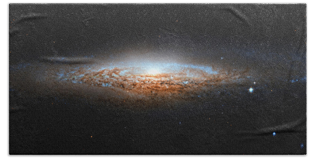 Ngc Hand Towel featuring the photograph Ngc 2683 by Ricky Barnard
