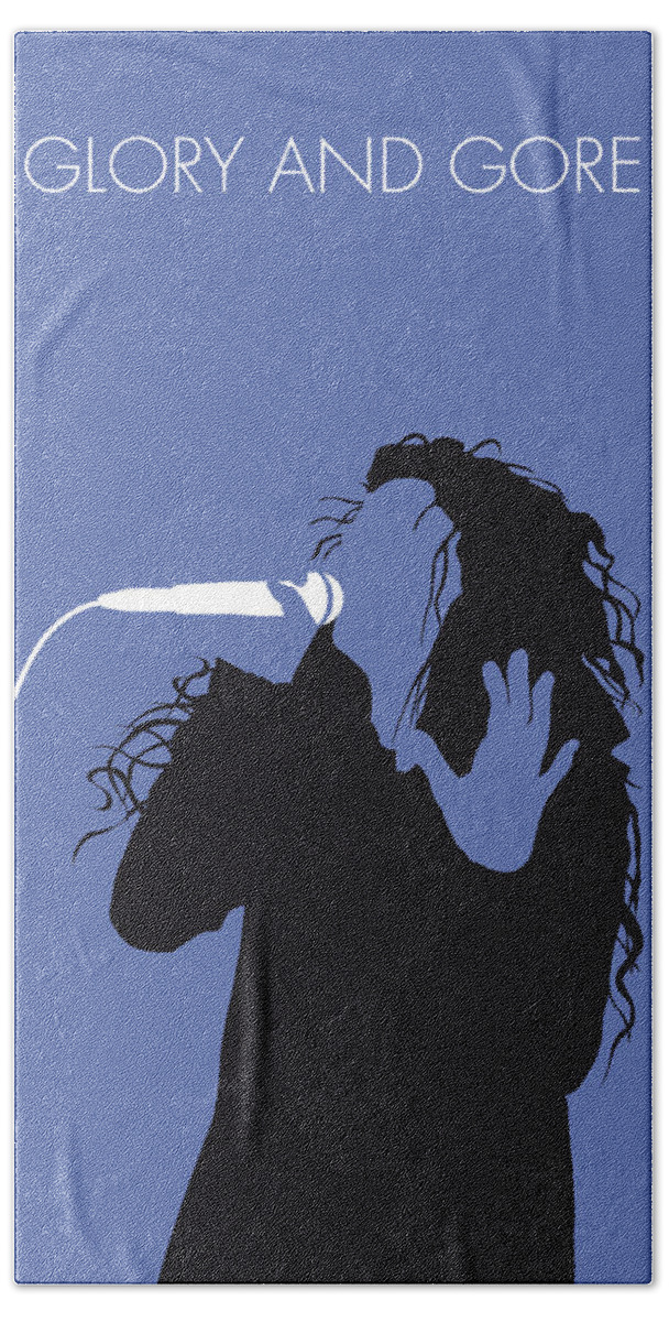 Lorde Hand Towel featuring the digital art No028 MY Lorde Minimal Music poster by Chungkong Art