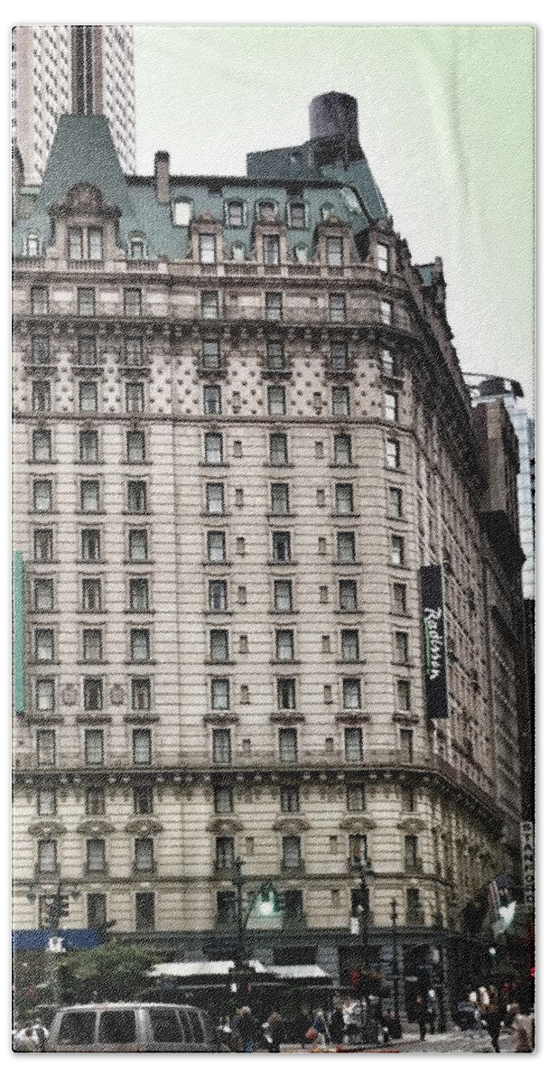 Hotel In Nyc Bath Towel featuring the photograph NYC Radisson Hotel by Susan Garren