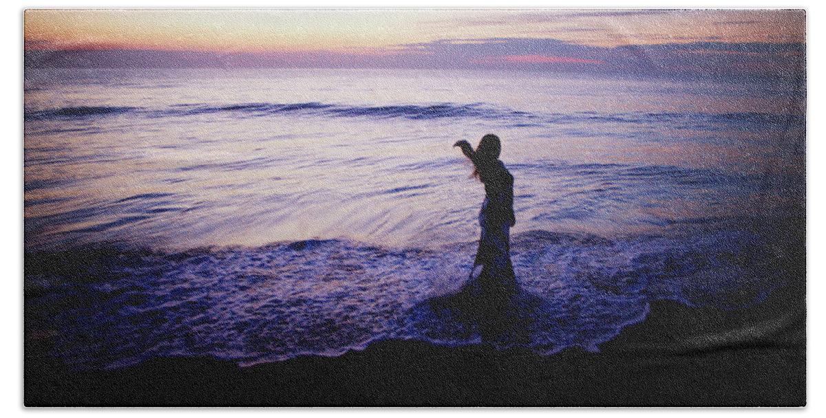 Ocean Mermaid Bath Towel featuring the photograph Ocean Mermaid by Shannon Louder