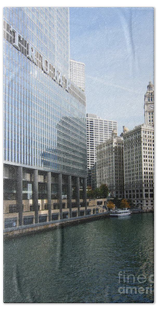 Trump Tower Bath Towel featuring the photograph Old Meets New by Patty Colabuono