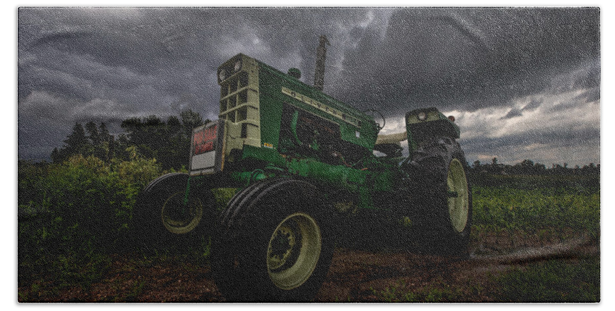 Tractor Hand Towel featuring the photograph Oliver by Aaron J Groen