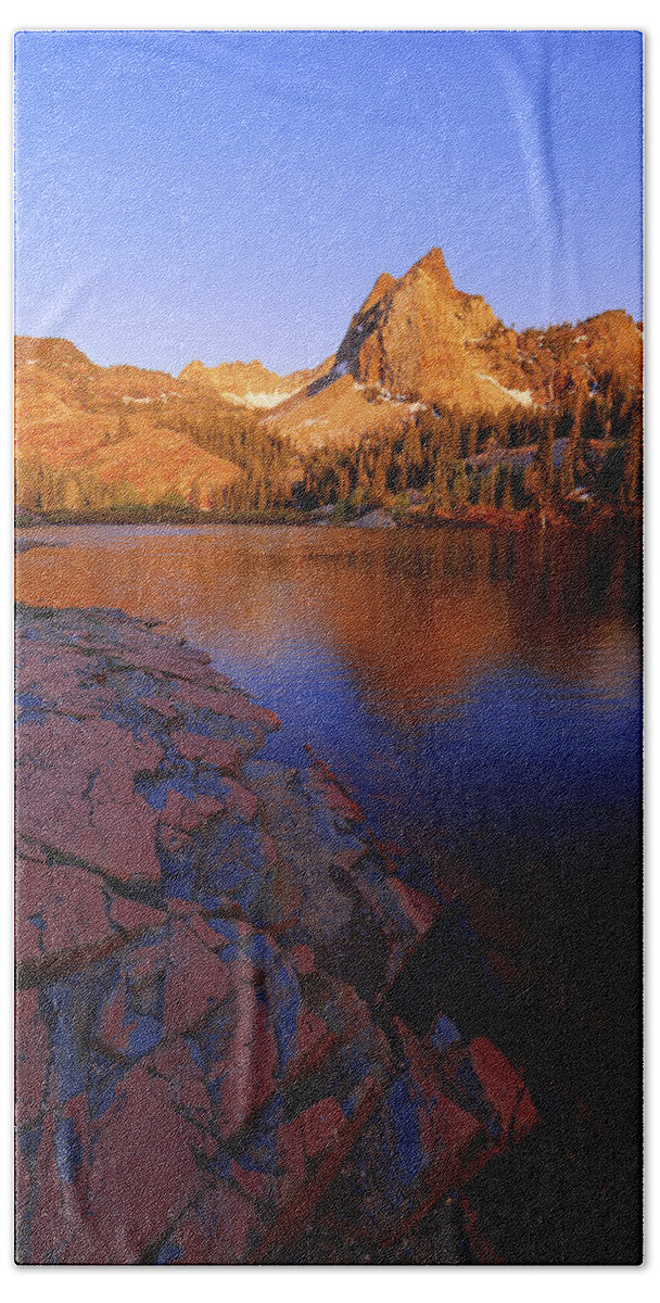 Once Upon A Rock Hand Towel featuring the photograph Once Upon a Rock by Chad Dutson