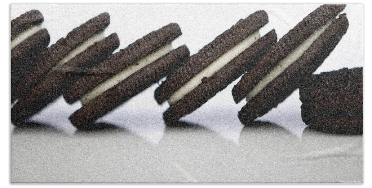 Oreo Cookies Hand Towel featuring the photograph Oreo Cookies by Juli Scalzi