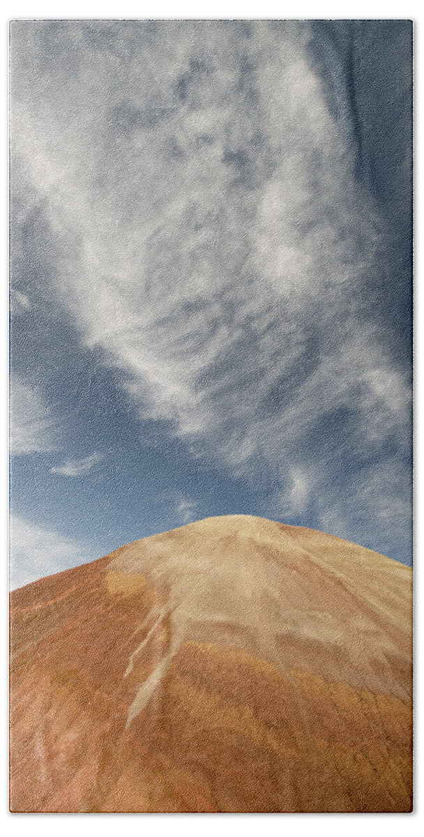 Feb0514 Bath Towel featuring the photograph Painted Hills John Day Nm Oregon by Kevin Schafer