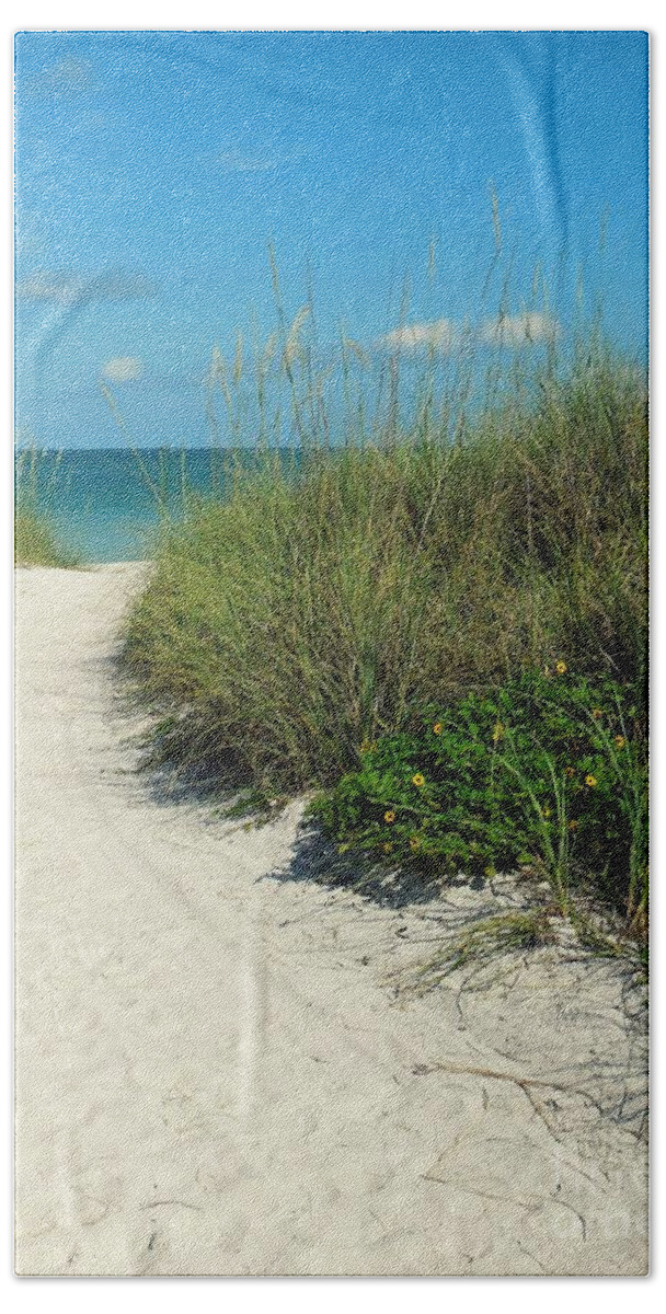 Florida Bath Towel featuring the photograph Path to Pass -a- Grille by Valerie Reeves