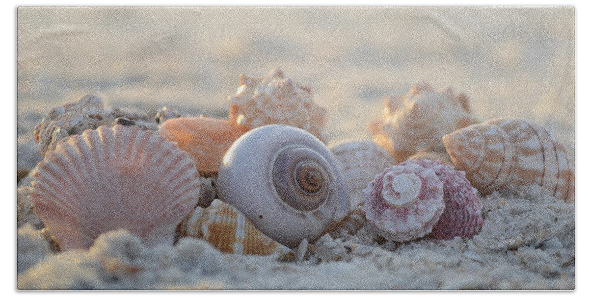 Seashell Bath Towel featuring the photograph Peaceful Whispers by Melanie Moraga