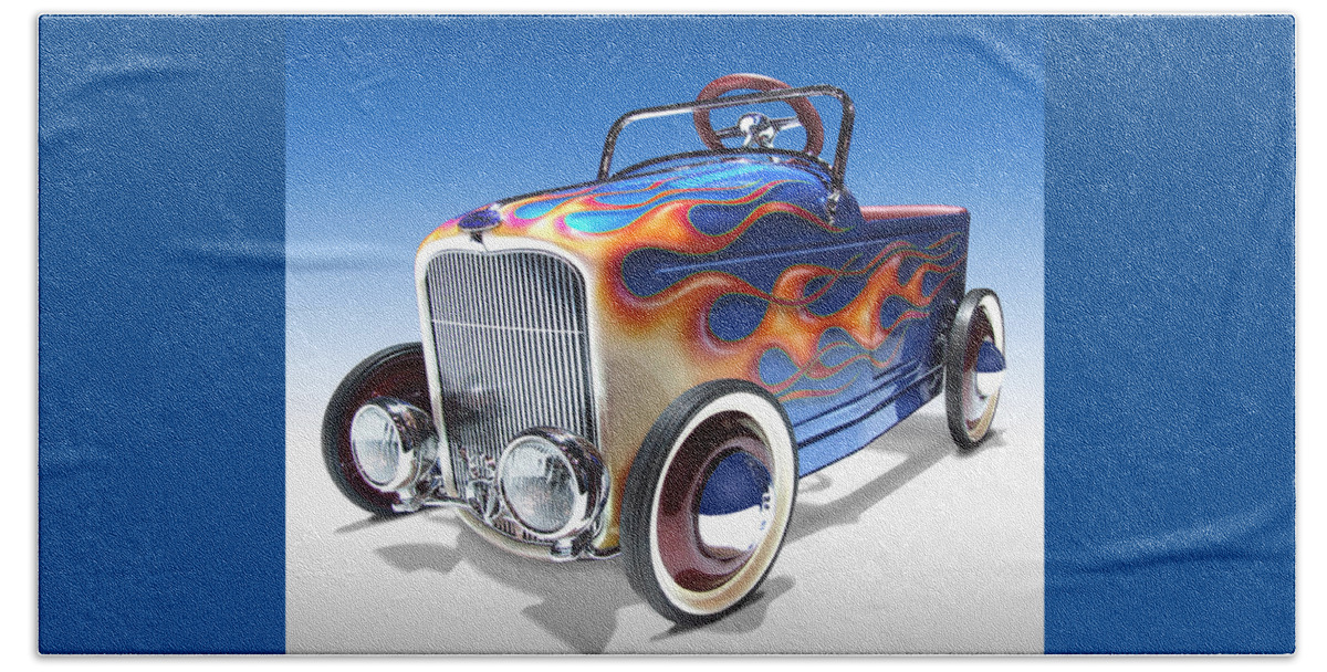 Peddle Car Hand Towel featuring the photograph Peddle Car by Mike McGlothlen