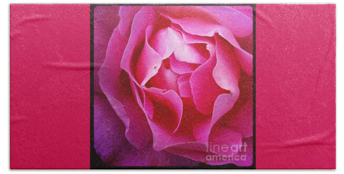 Rose Hand Towel featuring the photograph Petal Soft by Denise Railey