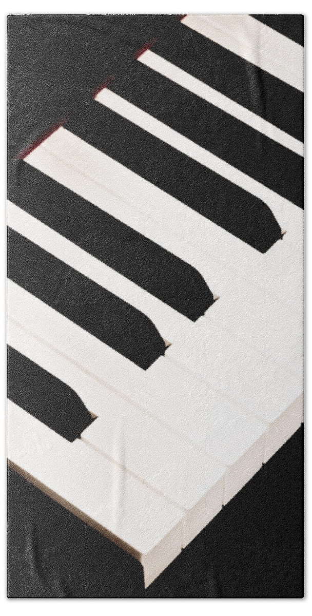 Piano Hand Towel featuring the photograph Piano by Bob Orsillo