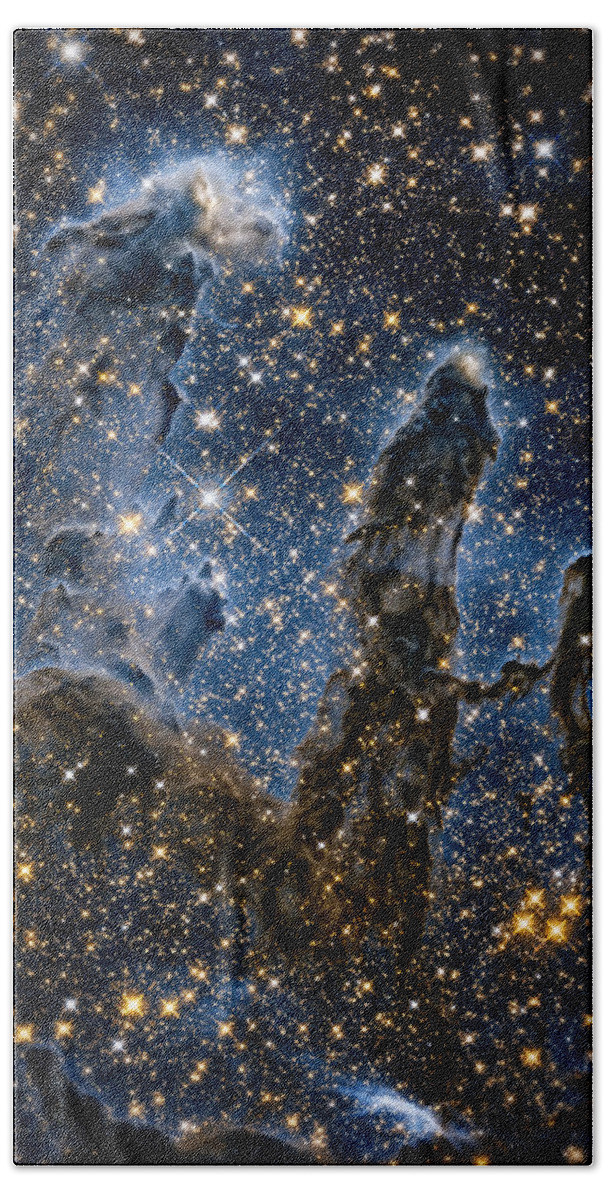 Pillars Of Creation Bath Towel featuring the photograph Pillars of Creation High Definition 1 by Jennifer Rondinelli Reilly - Fine Art Photography
