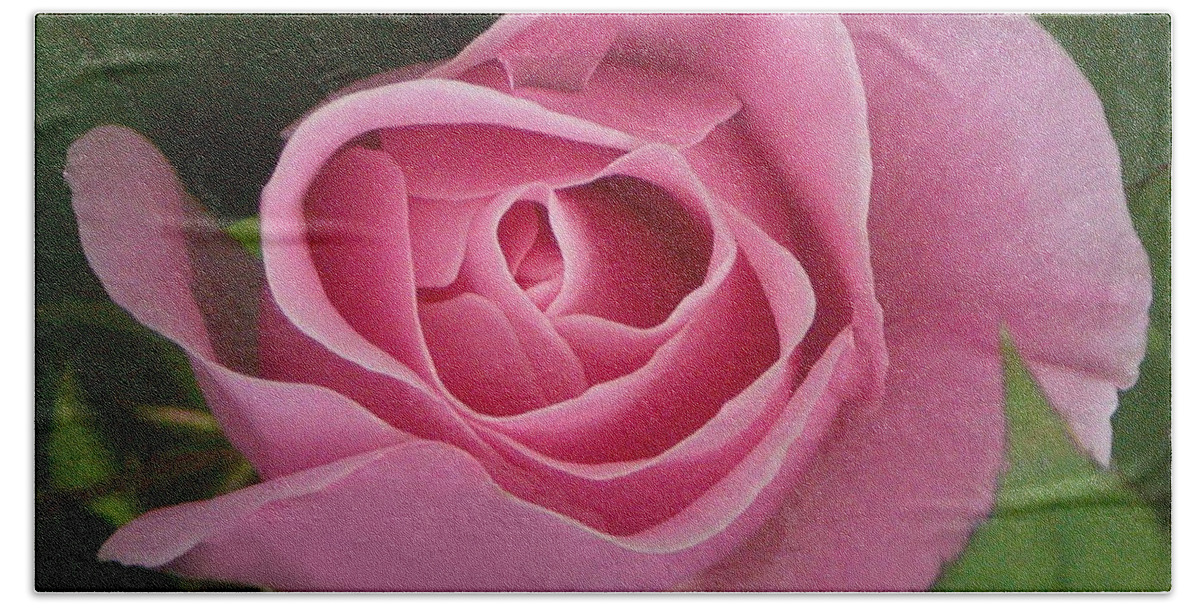 Flower Hand Towel featuring the photograph Pink by Susan Eileen Evans