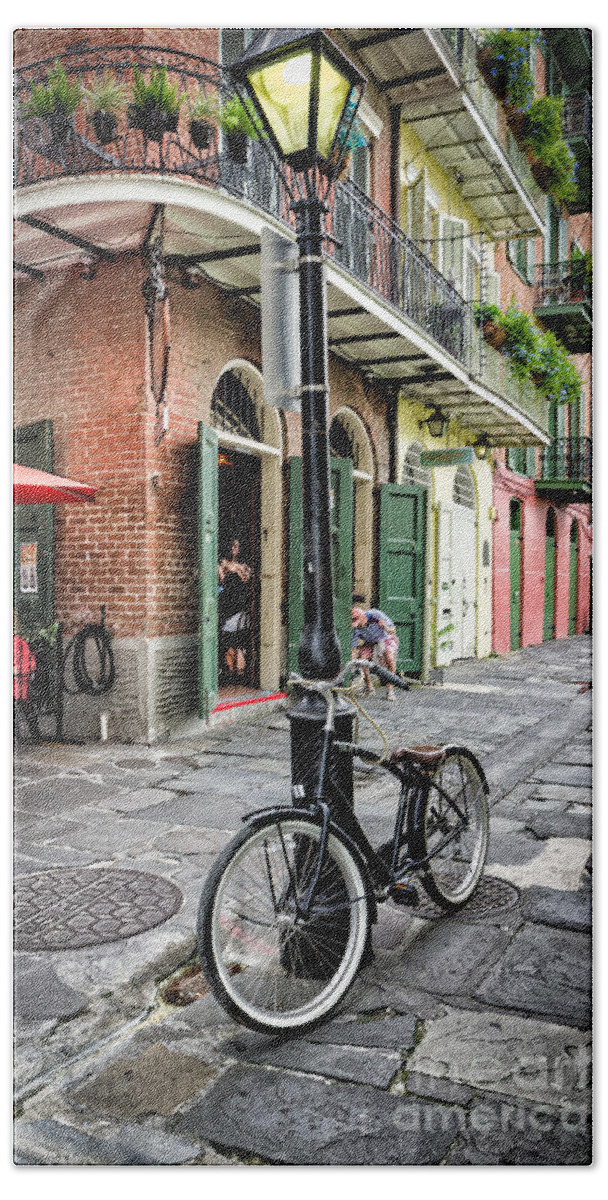 Pirate's Alley Hand Towel featuring the photograph Pirate's Alley - French Quarter by Kathleen K Parker