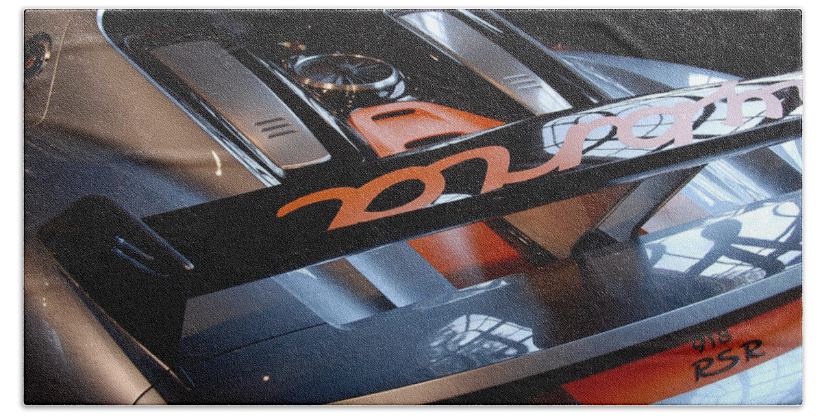 Automotive Details Hand Towel featuring the photograph Plug in by John Schneider