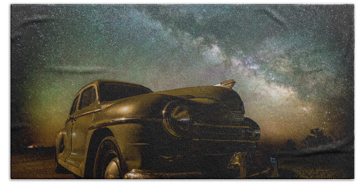 Milky Way Hand Towel featuring the photograph Plymouth by Aaron J Groen