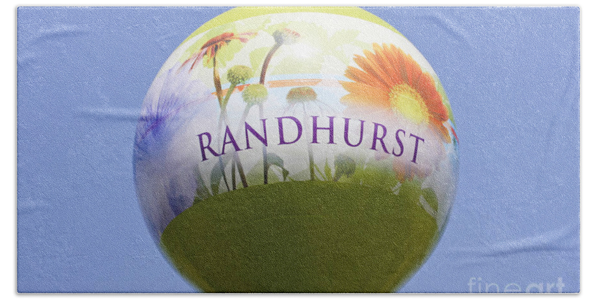 Randhurst Bath Towel featuring the photograph Randhurst Water Tower by Patty Colabuono