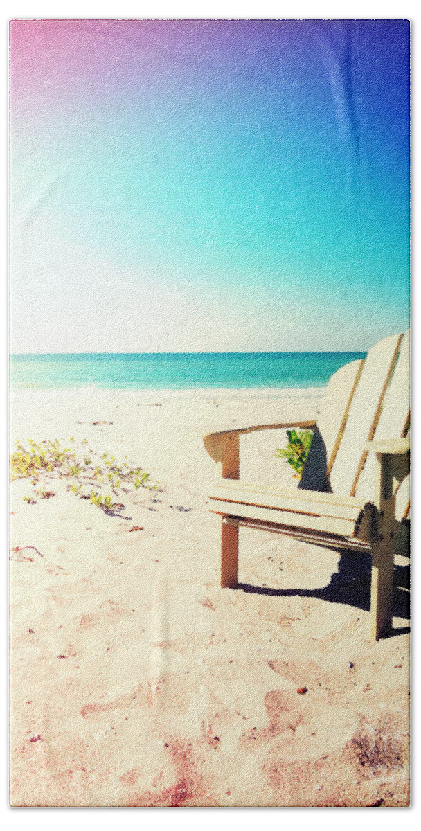 Florida Bath Towel featuring the photograph Relaxation Photography Light Leaks1 by Chris Andruskiewicz