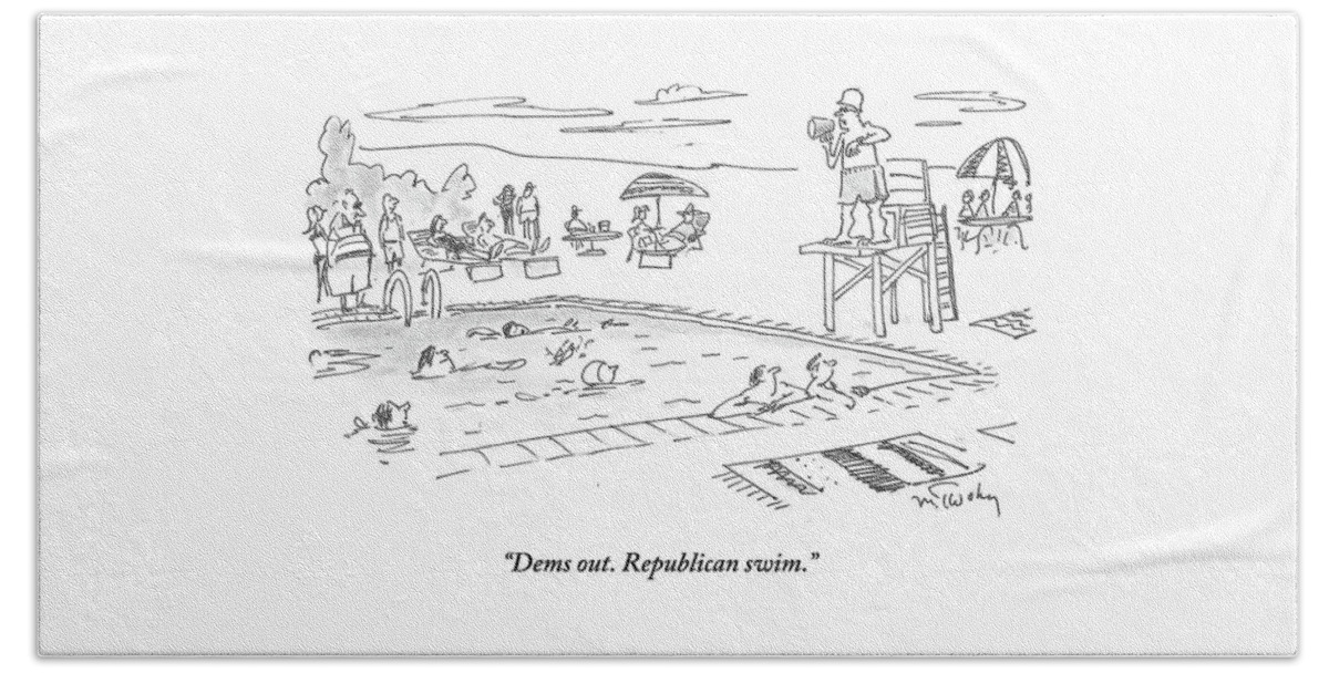 Republicans Swim Bath Sheet