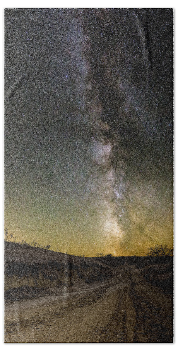 Great Rift Hand Towel featuring the photograph Road to Nowhere - Great Rift by Aaron J Groen