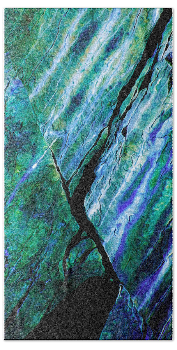 Nature Bath Towel featuring the digital art Rock Art 15 by ABeautifulSky Photography by Bill Caldwell