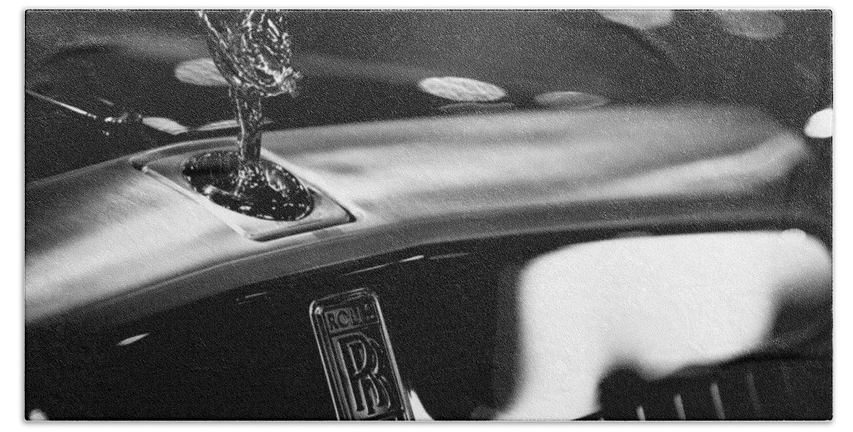 Phantom Drophead Coup� Hand Towel featuring the photograph Rolls Royce by Sebastian Musial