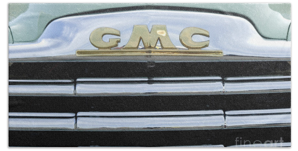 Gmc Bath Towel featuring the photograph Route 66 GMC by Bob Christopher