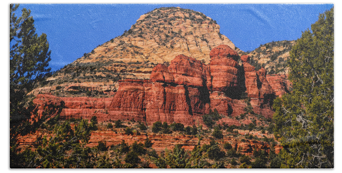 2014 Hand Towel featuring the photograph Sedona Vista 51 by Mark Myhaver