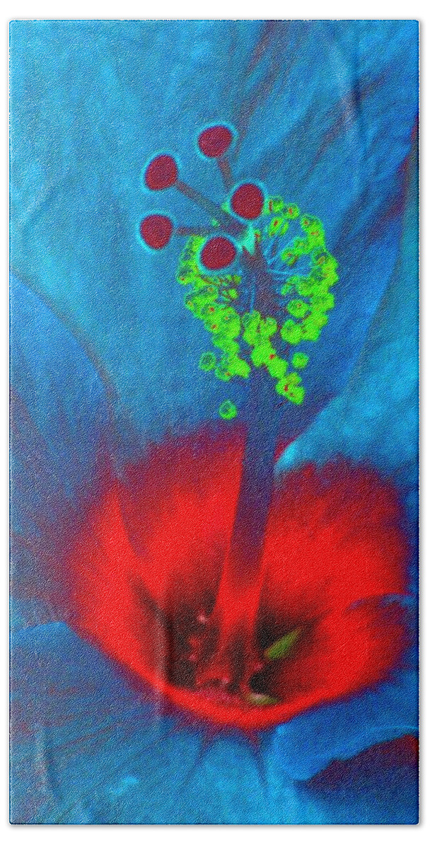 Hibiscus Bath Towel featuring the photograph Shades of Summer - PhotoPower 2314 by Pamela Critchlow