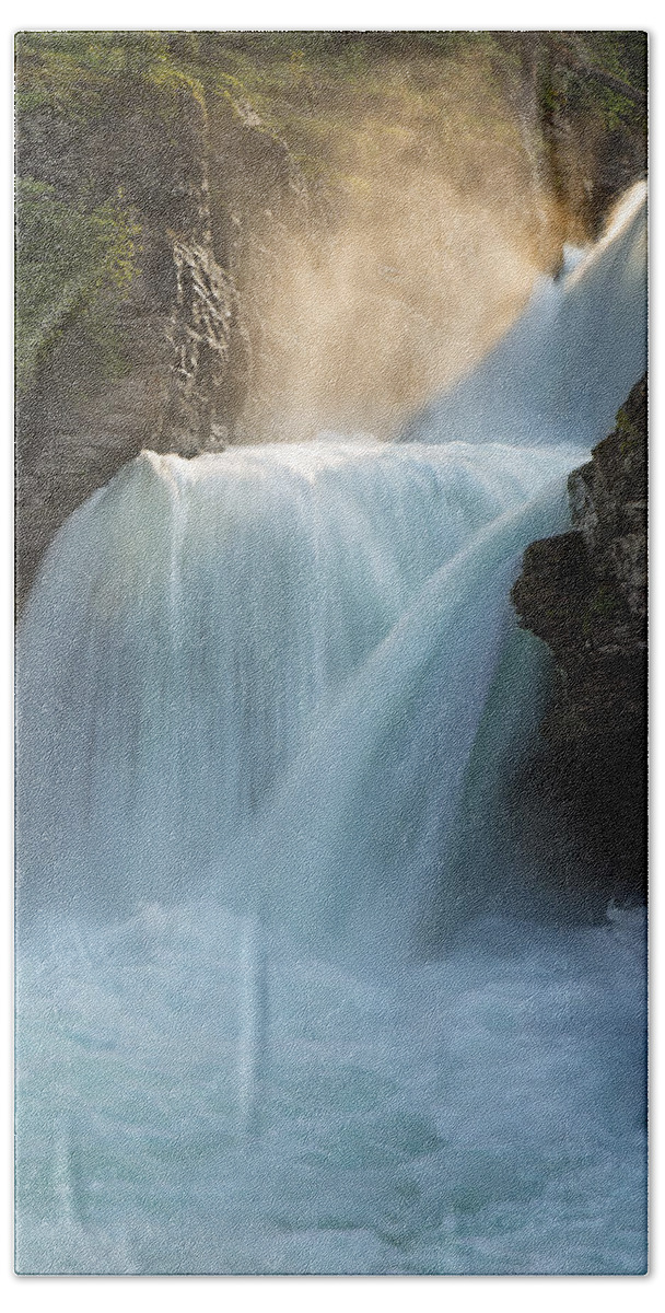 St. Mary's Falls Bath Towel featuring the photograph St. Mary's Falls by John Vose
