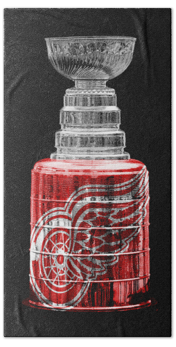 Hockey Bath Towel featuring the photograph Stanley Cup 5 by Andrew Fare