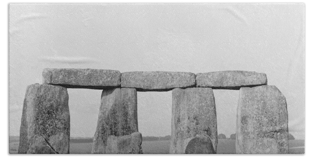 Stone Hand Towel featuring the photograph Stonehenge by Anonymous
