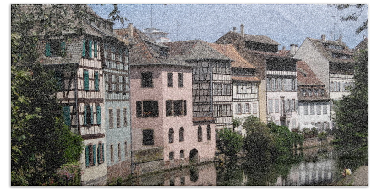 Old Bath Towel featuring the photograph Strasbourg France 2 by Amanda Mohler