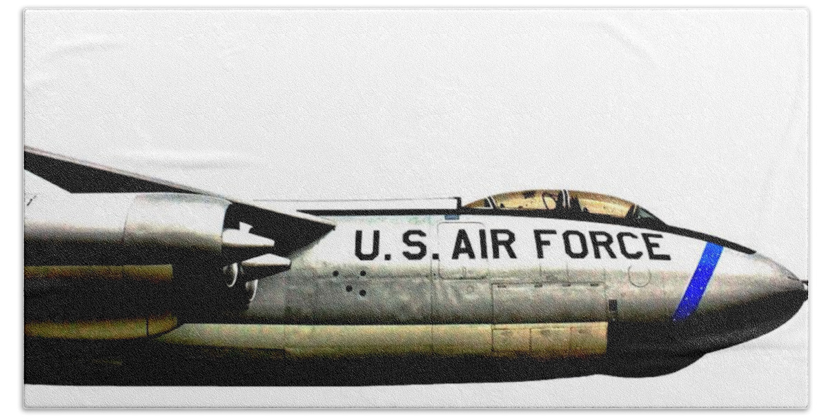 B-47 Hand Towel featuring the photograph Stratojet by Benjamin Yeager