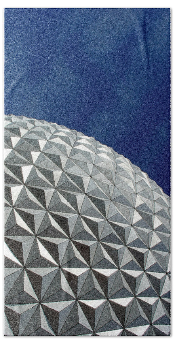 Epcot Hand Towel featuring the photograph Structural Beauty by David Nicholls
