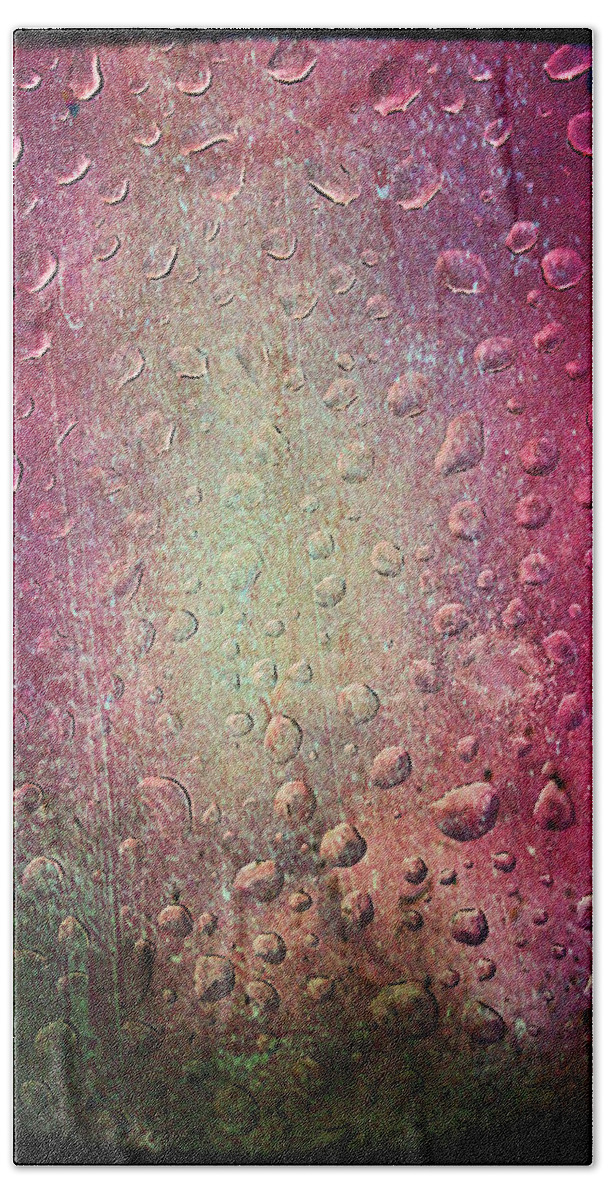 Summer Rain Hand Towel featuring the photograph Summer Rain by Linda Sannuti