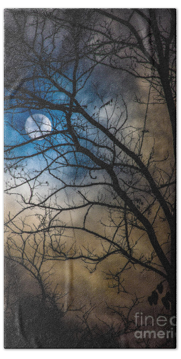  Hand Towel featuring the photograph Sun hidden in clouds by Gerald Kloss