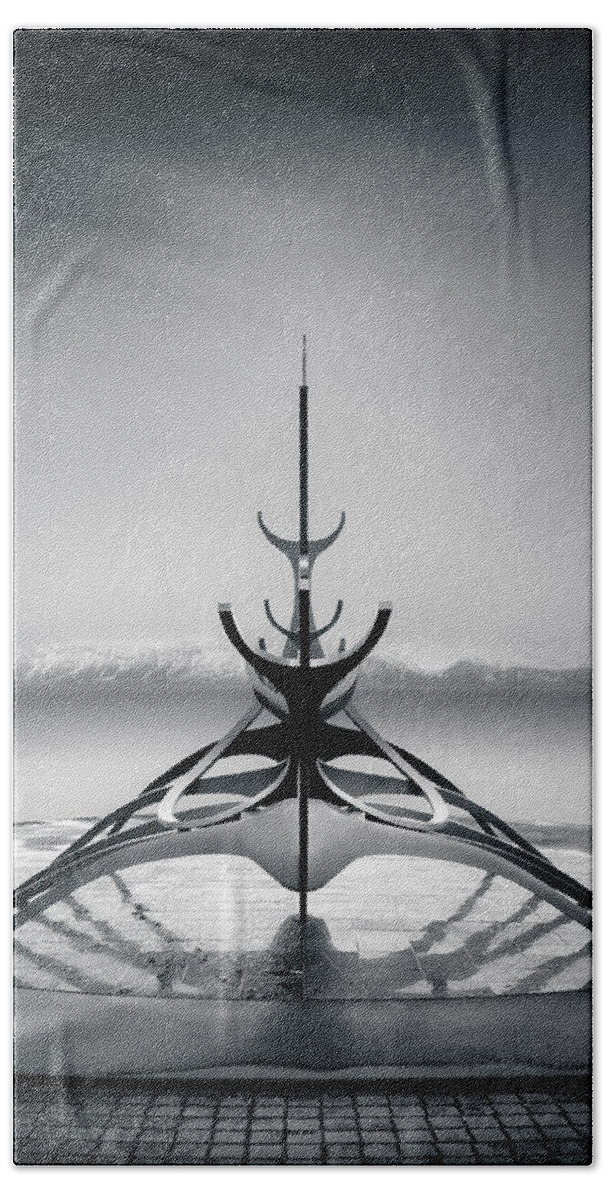 Sun Voyager Hand Towel featuring the photograph Sun Voyager by Dave Bowman