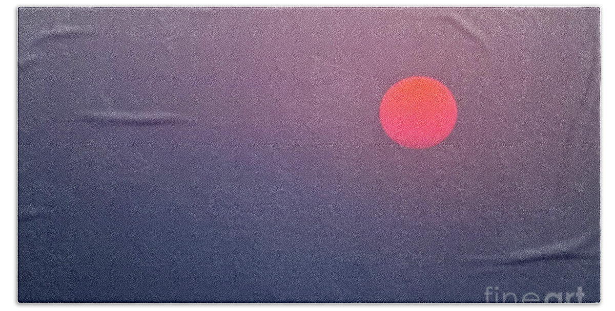 Sun Bath Towel featuring the photograph Sundown by Heiko Koehrer-Wagner